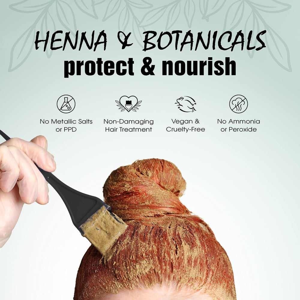 Light Mountain Henna Color conditioner bottle demonstrates conditioning care during dye.