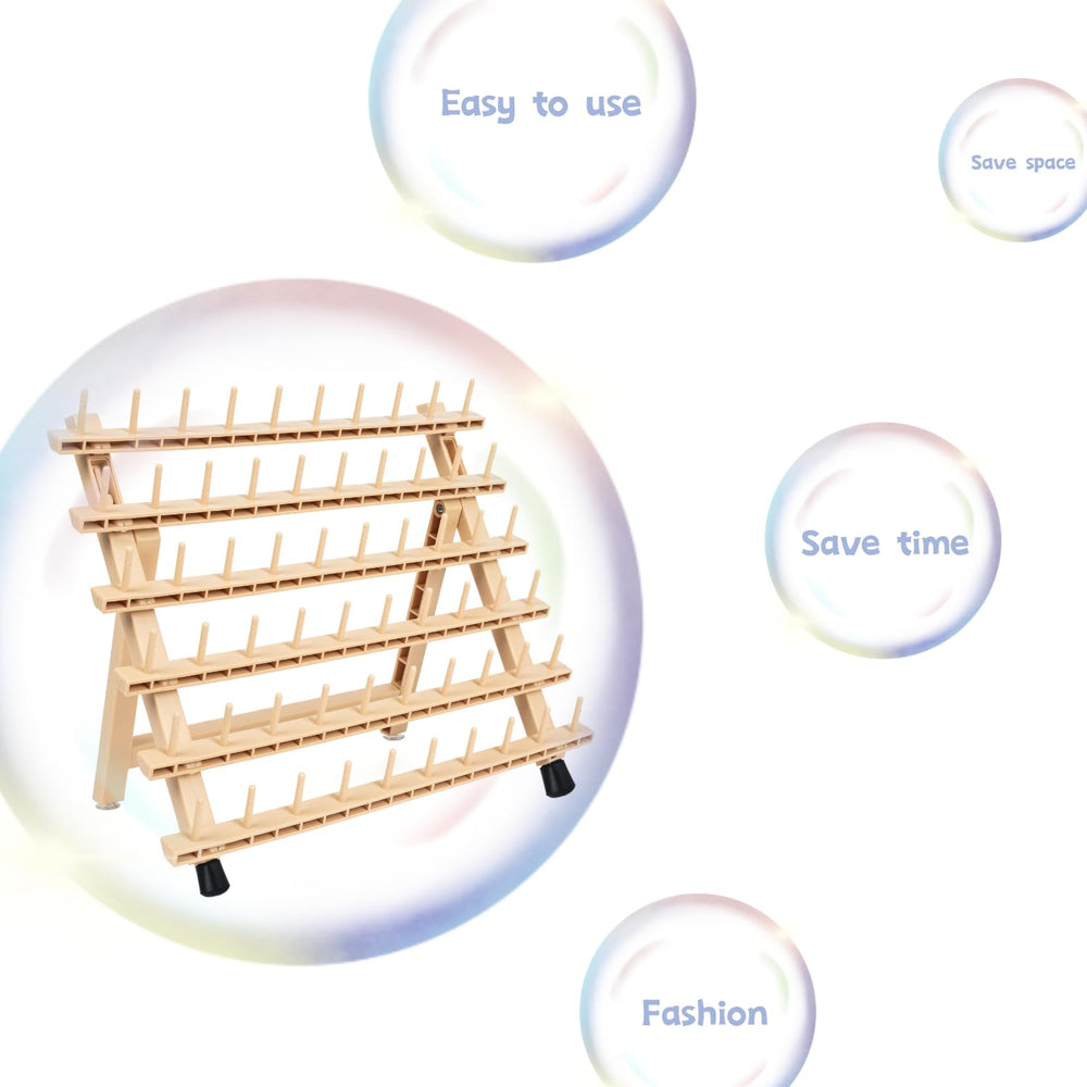 Lightmay foldable braid rack demonstrates portable design for on-site sessions and easy transport