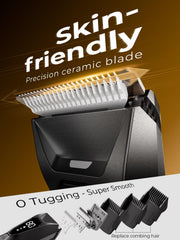 Lijecozy body trimmer ceramic blade glides smoothly for bump-free shaping