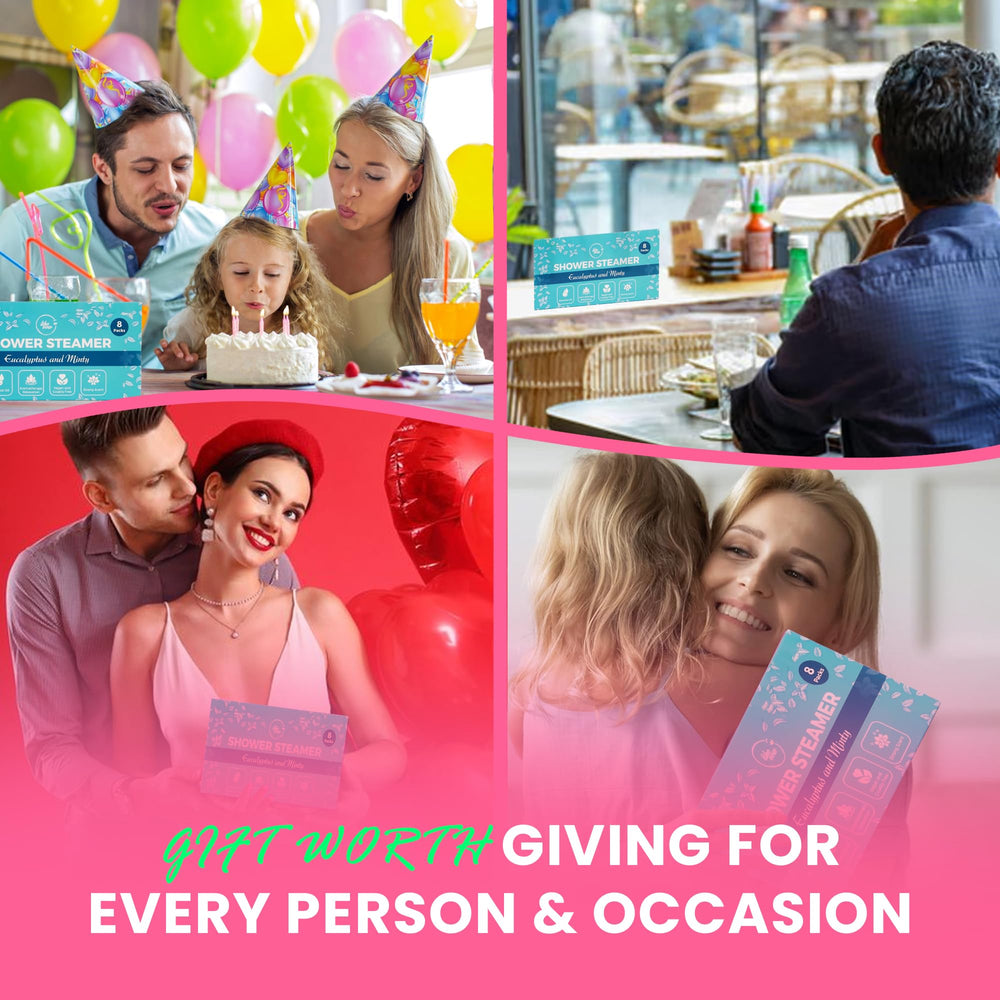 LIKEVOW shower-steamer-bathroom-ritual frame highlights daily self-care routine.