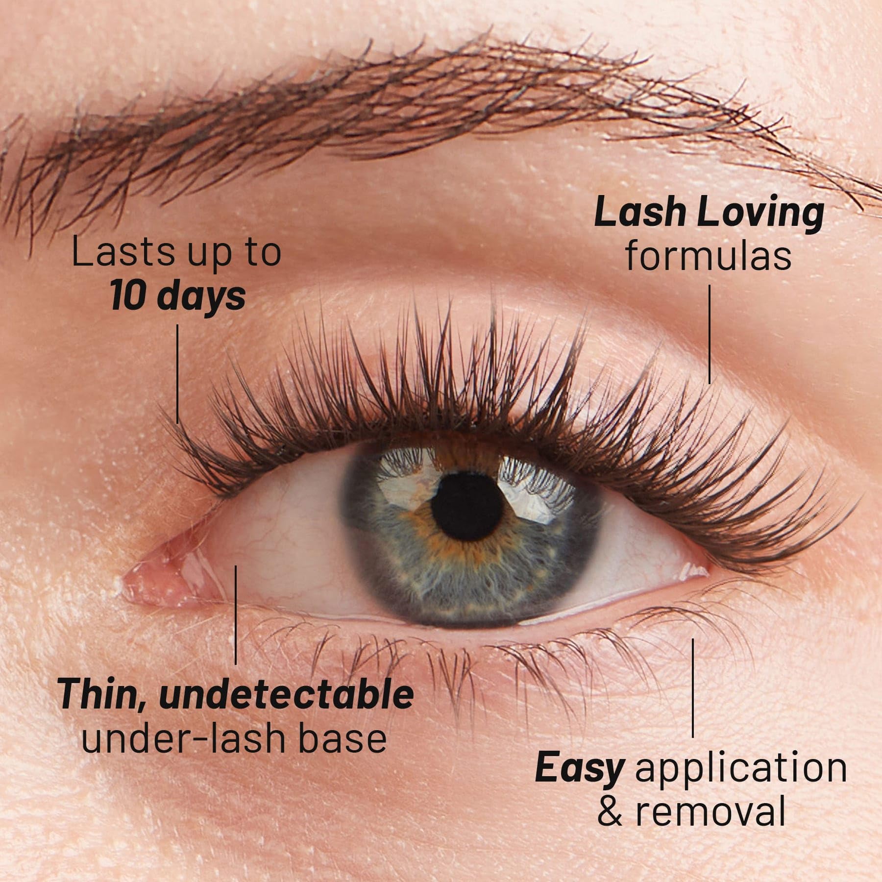 Lilac St. 10-day wear option provides longevity without heavy feel.