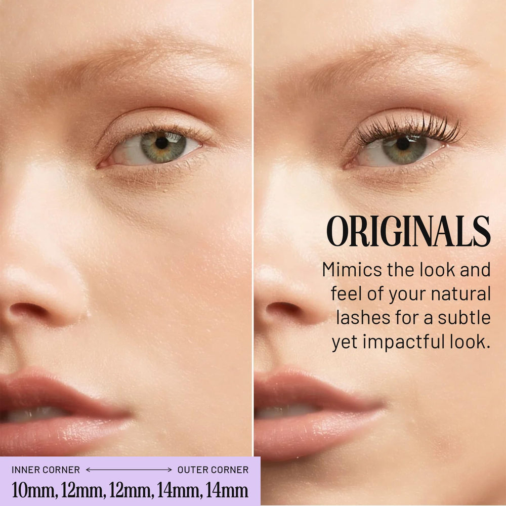 Lilac St Originals 10mm natural-look curl blends with lashes for seamless finish.
