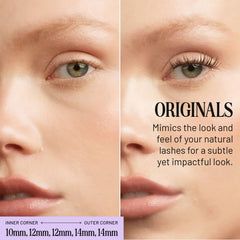 Lilac St Originals 10mm natural-look curl blends with lashes for seamless finish.
