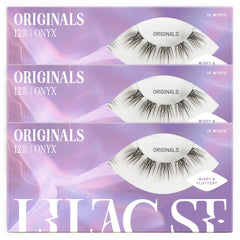 Lilac St Originals 12mm lashes 3-pack for natural look