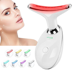 Lilatyu red-light-therapy face neck wand arc head for gentle facial contouring