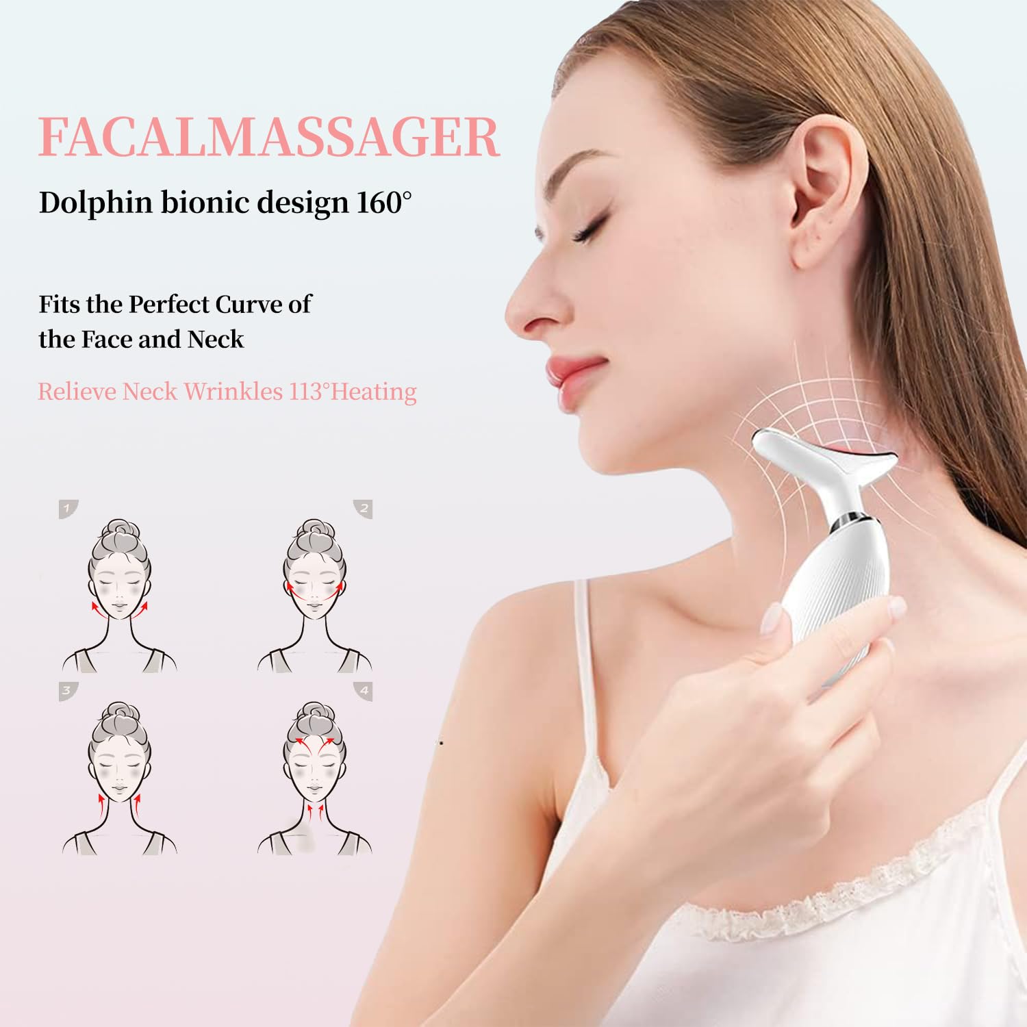 Lilatyu travel-friendly facial massager fits in a bag for on-the-go skin care