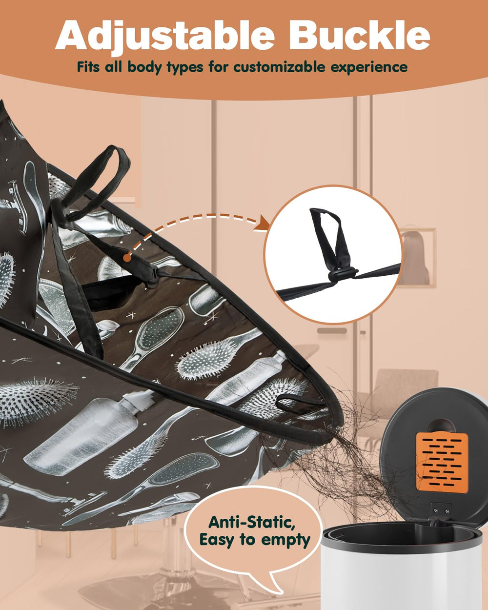 Lilian&Gema adjustable buckles and neck tape ensure comfy fit for adults and kids