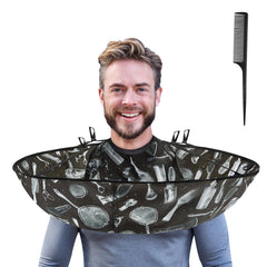 Lilian&Gema hair cloak cape umbrella open for full-coverage haircut protection