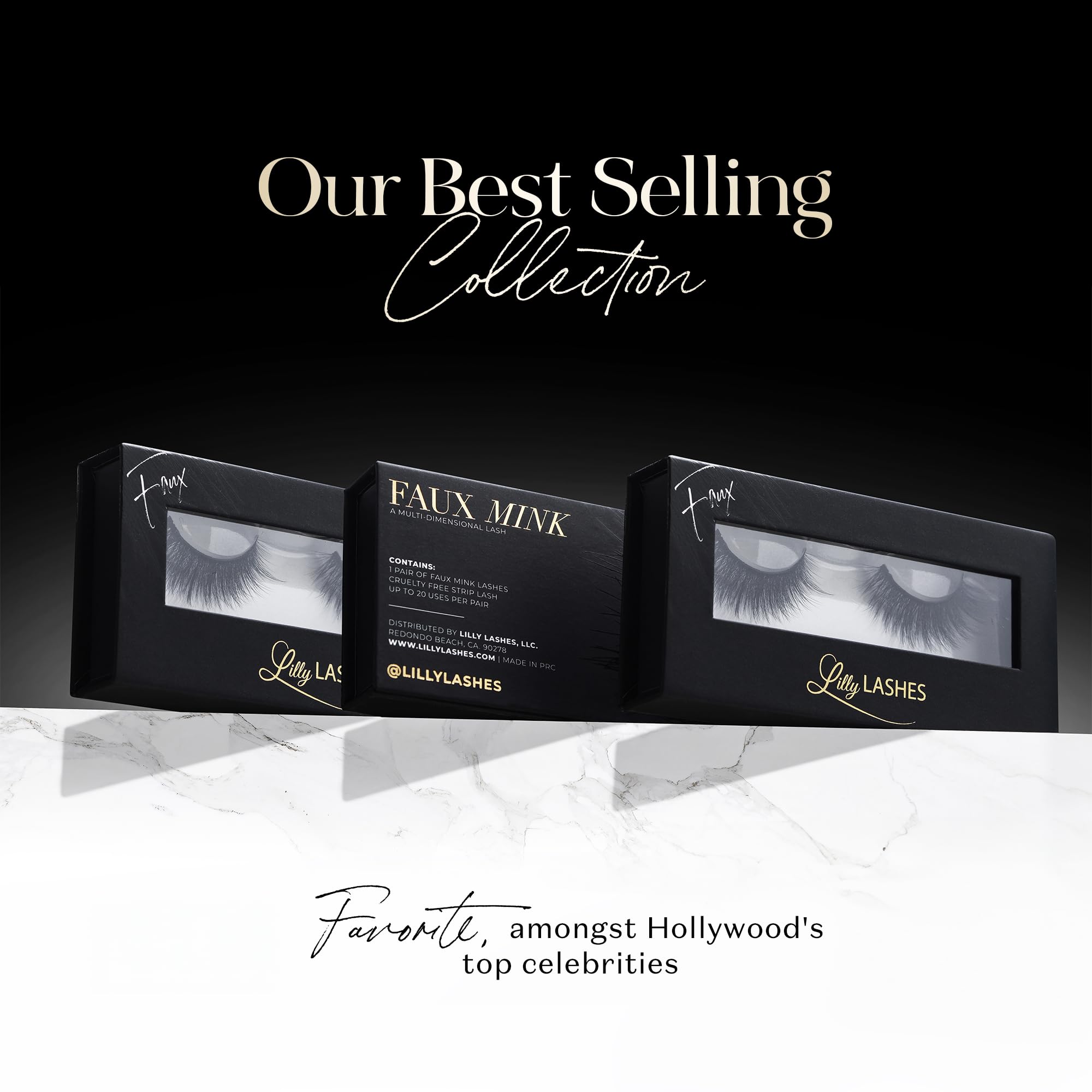 Lilly Lashes Miami handmade false eyelashes crafted for refined everyday elegance.