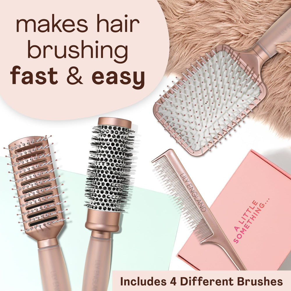 Lily England vent brush promotes even airflow during drying