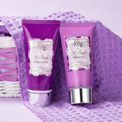 Lily Roy 17pc spa gift set shampoo cleanses with floral scent