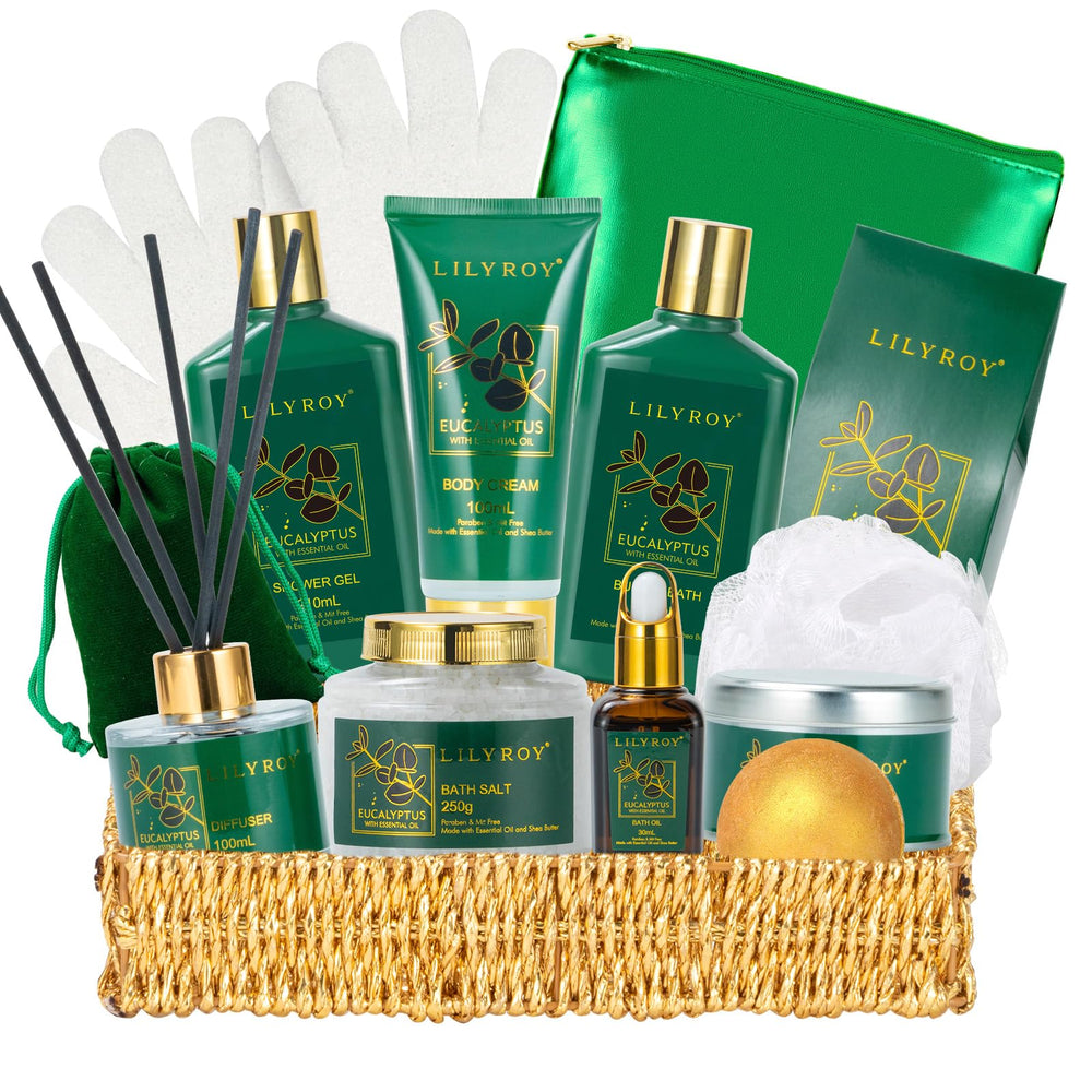 LILY ROY Christmas gift basket wrap for elegant gifting