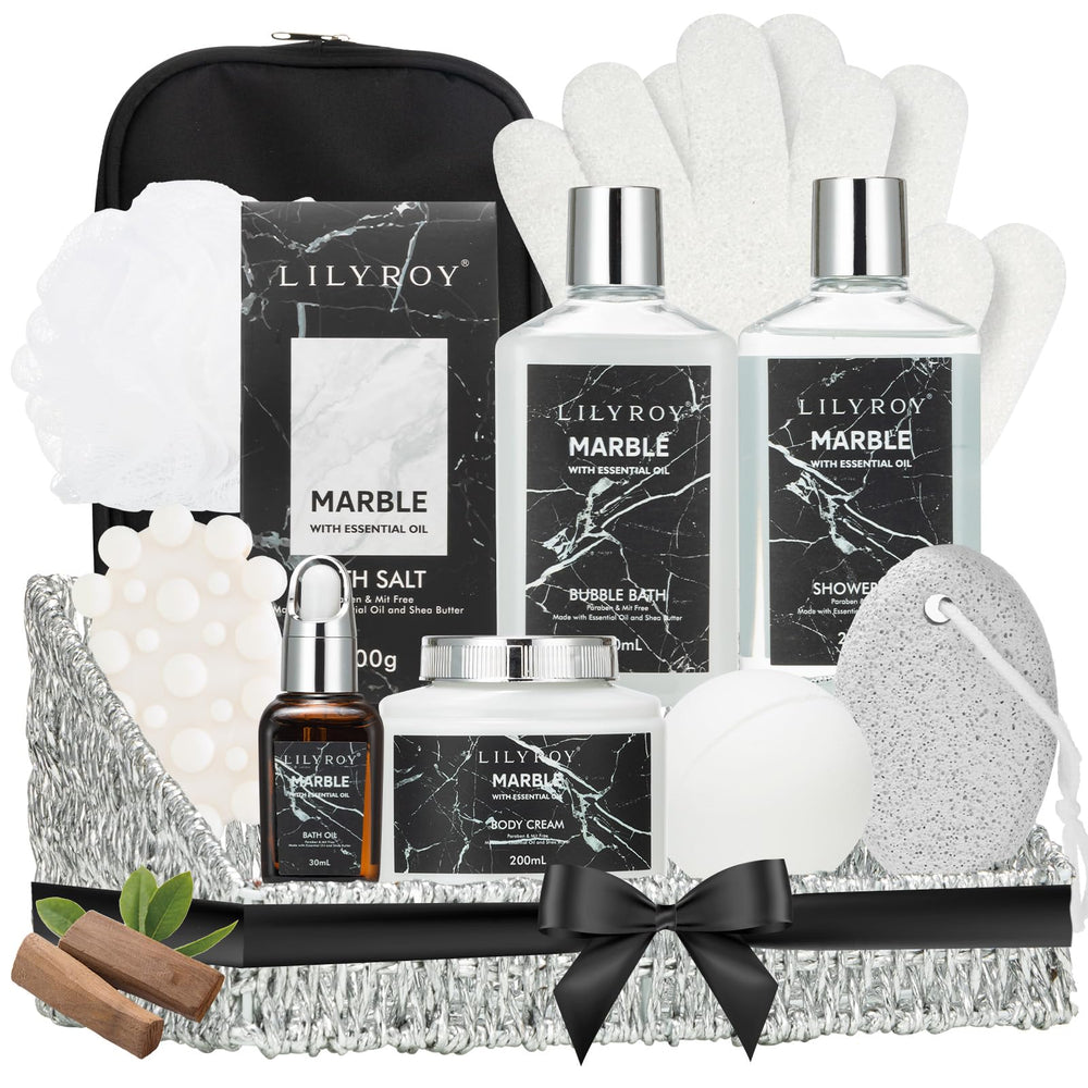 LILY ROY Fathers Day gift set packaging showcases premium spa presentation for gifting