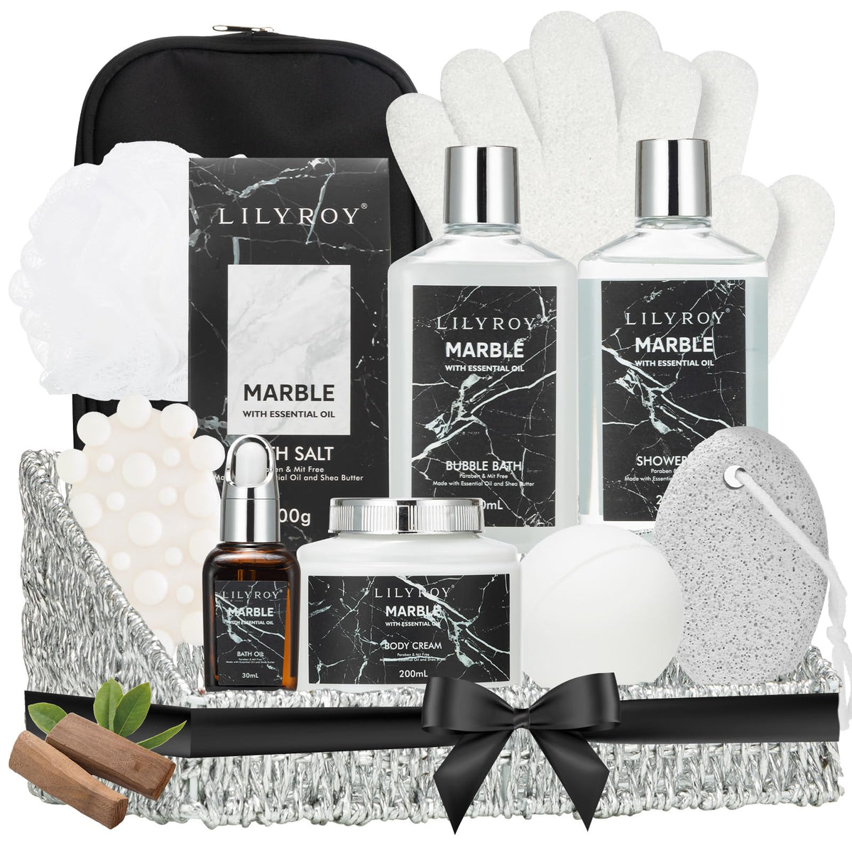 LILY ROY Fathers Day gift set packaging showcases premium spa presentation for gifting