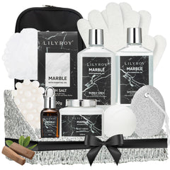 LILY ROY Fathers Day gift set packaging showcases premium spa presentation for gifting