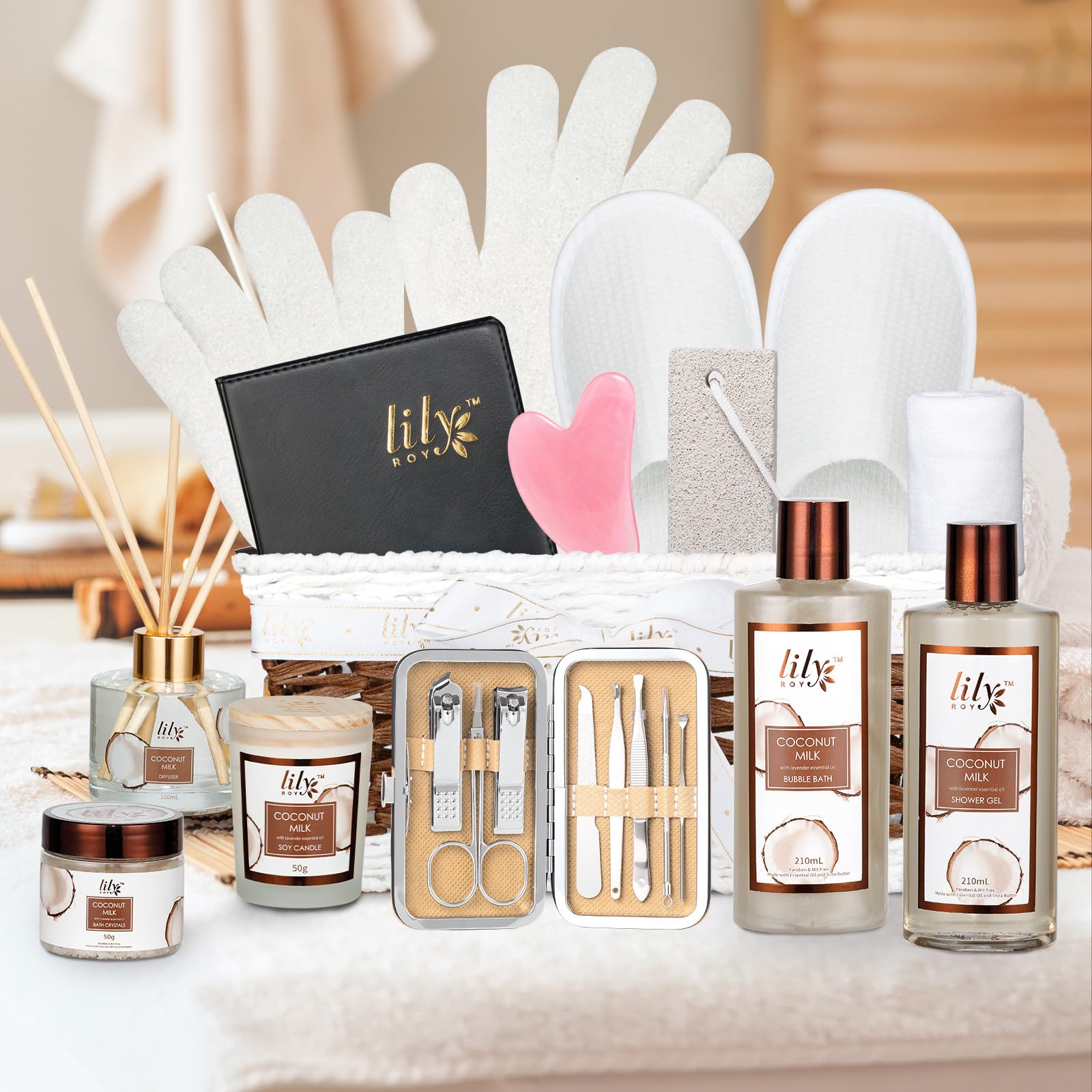 LILY ROY Himalayan rocks for mineral-rich touch during a bath ritual