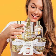LILY ROY reusable woven basket highlights eco-friendly gift storage and decor