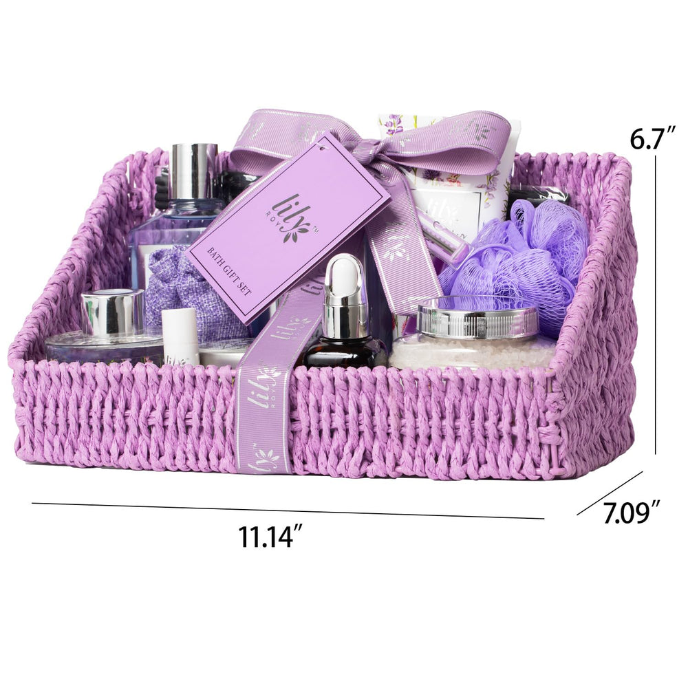 LILY ROY shower gloves and bath puff for gentle cleansing