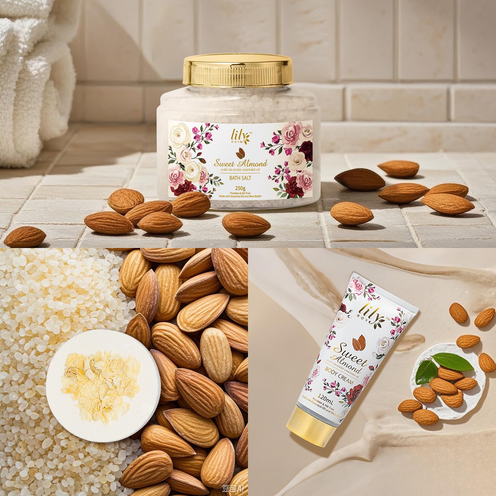 LILY ROY shower steamer packets, refreshing shower aromatherapy on demand.