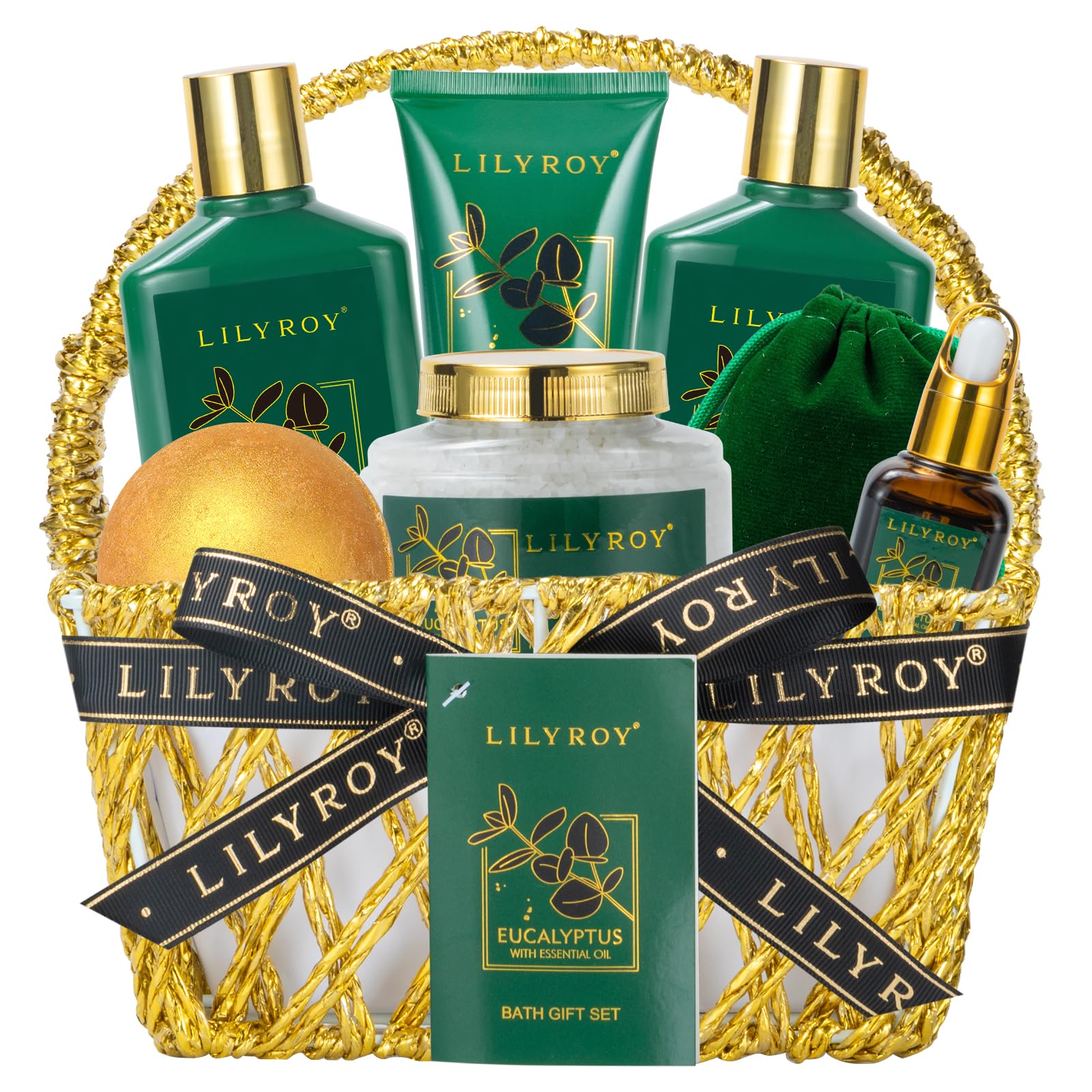 LILY ROY bath salt sachet provides relaxing spa-like ambience