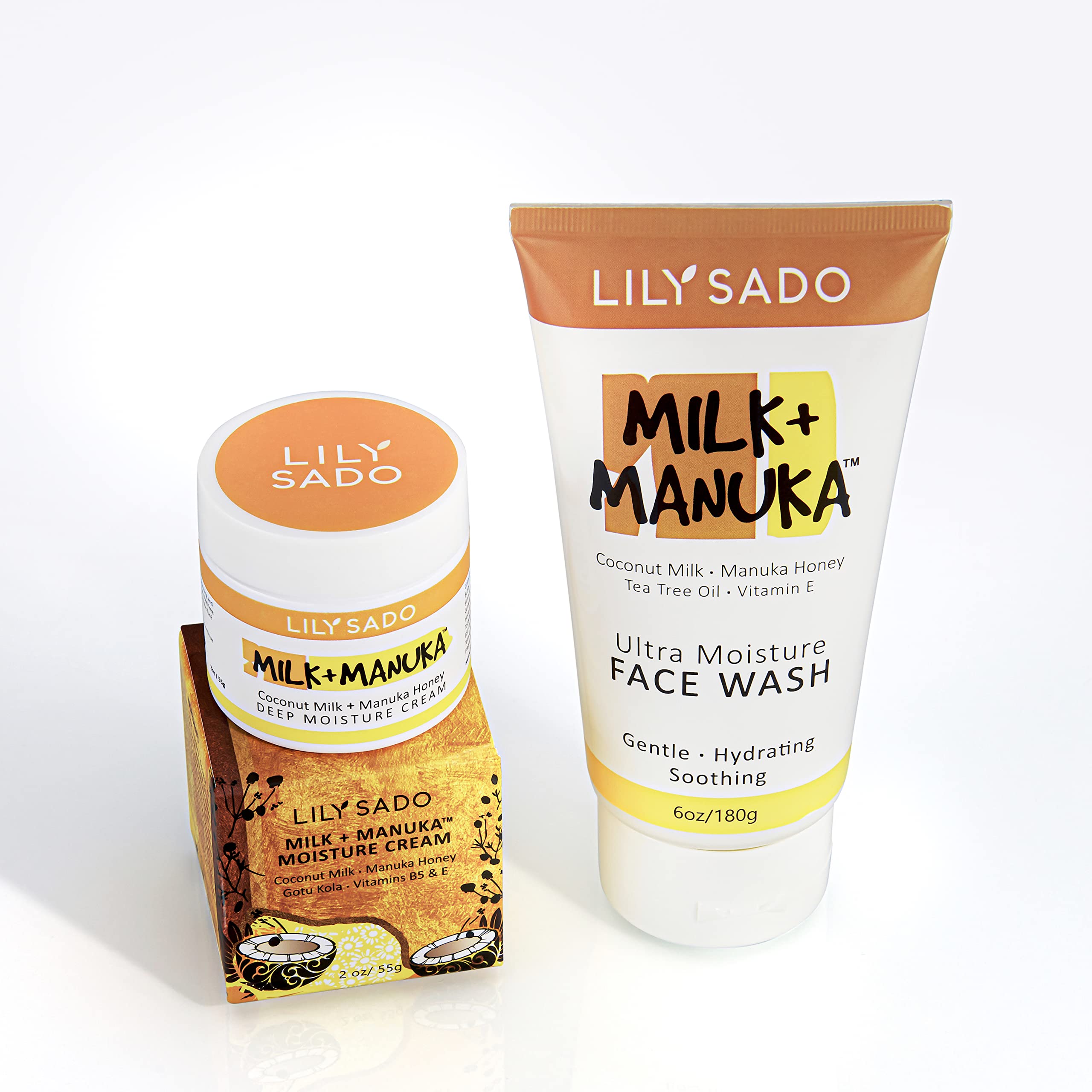 LILY SADO Pump-bottle packaging ready for easy daily use