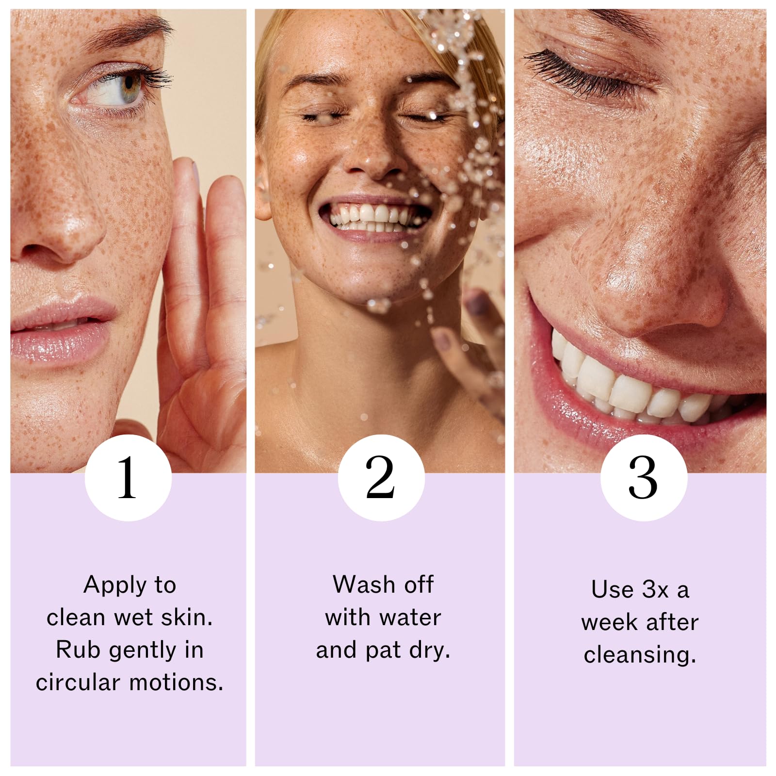 LilyAna Naturals charcoal scrub pore-tightening effect promotes clearer, smoother skin