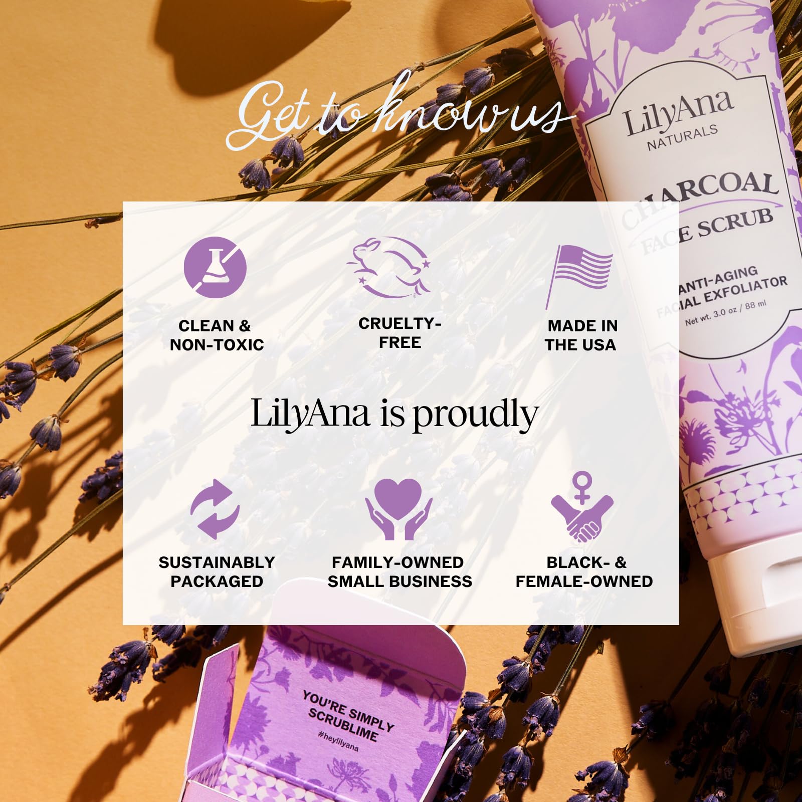 LilyAna Naturals proudly made in USA with vegan cruelty-free formulation