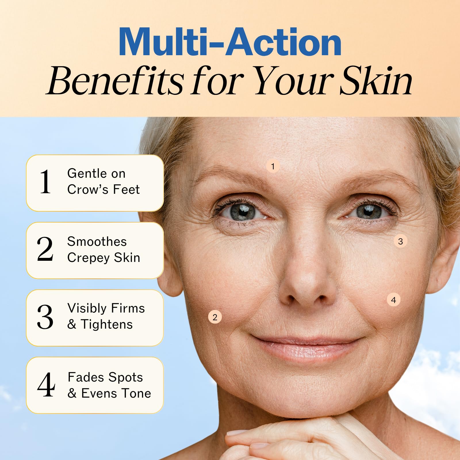 LilyAna Naturals Retinol Cream jar close-up emphasizes lightweight, fast-absorbing formula.