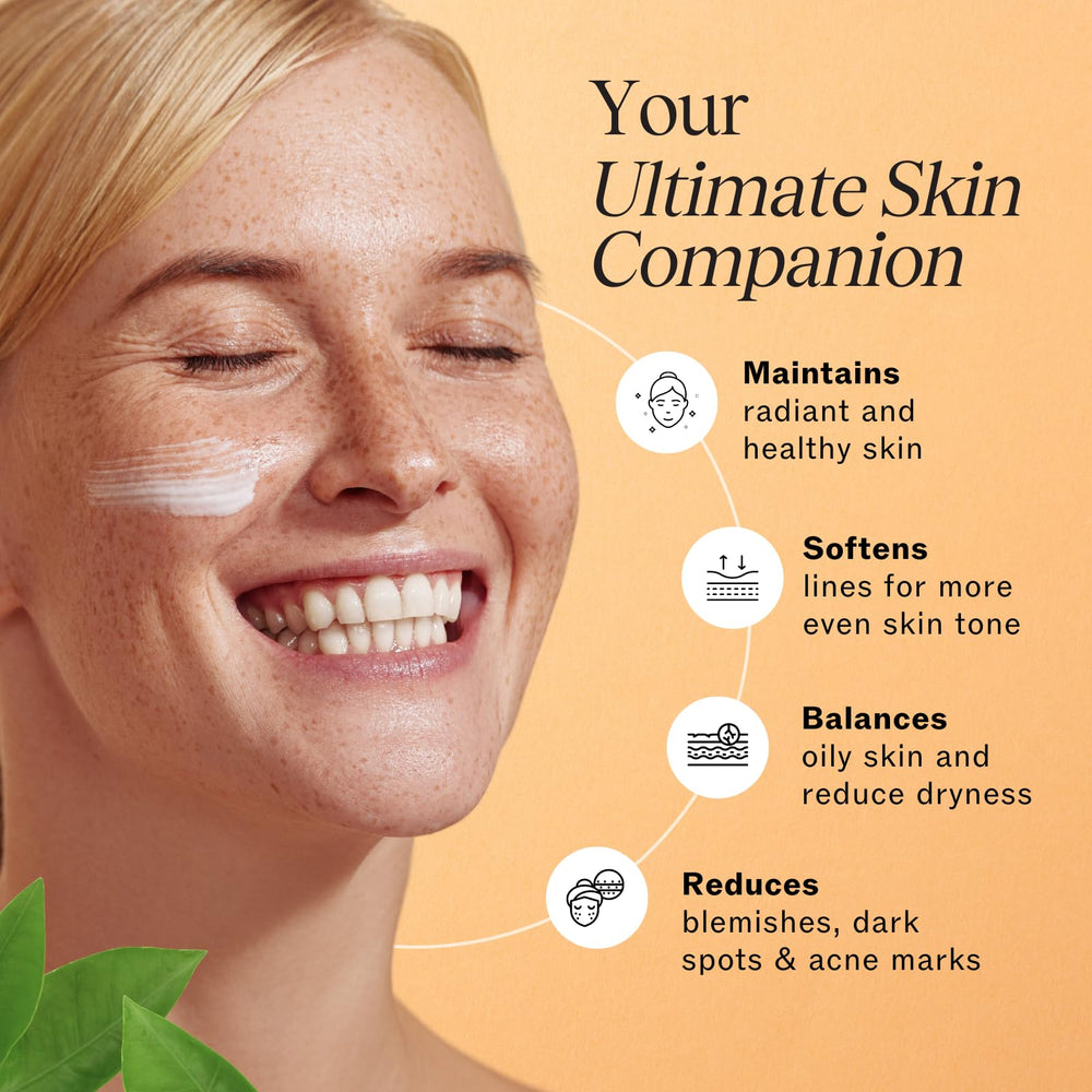 LilyAna Naturals Super C bottle emphasizes vitamin-packed formula for brightening and antioxidant protection.