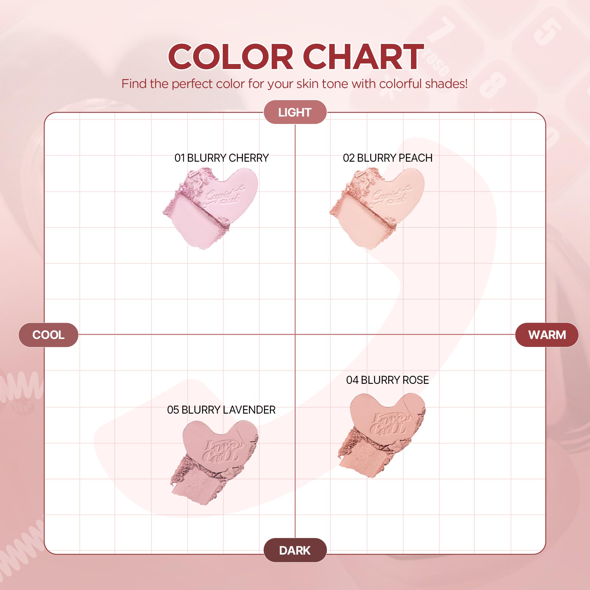 Lilybyred Luv Beam Blur Cheek lightweight texture with delicate scent for daily wear.