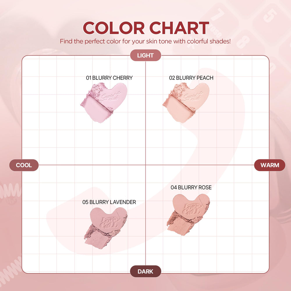 Lilybyred Luv Beam Blur Cheek lightweight texture with delicate scent for daily wear.
