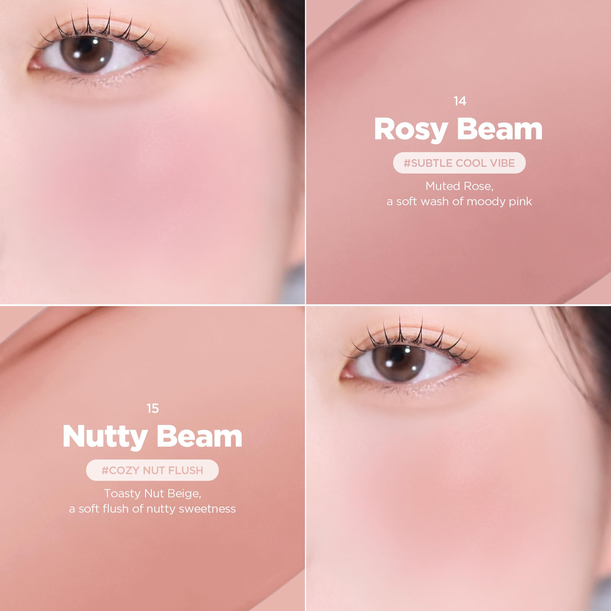 FluffyPeach shade swatch showcases warm peach tones