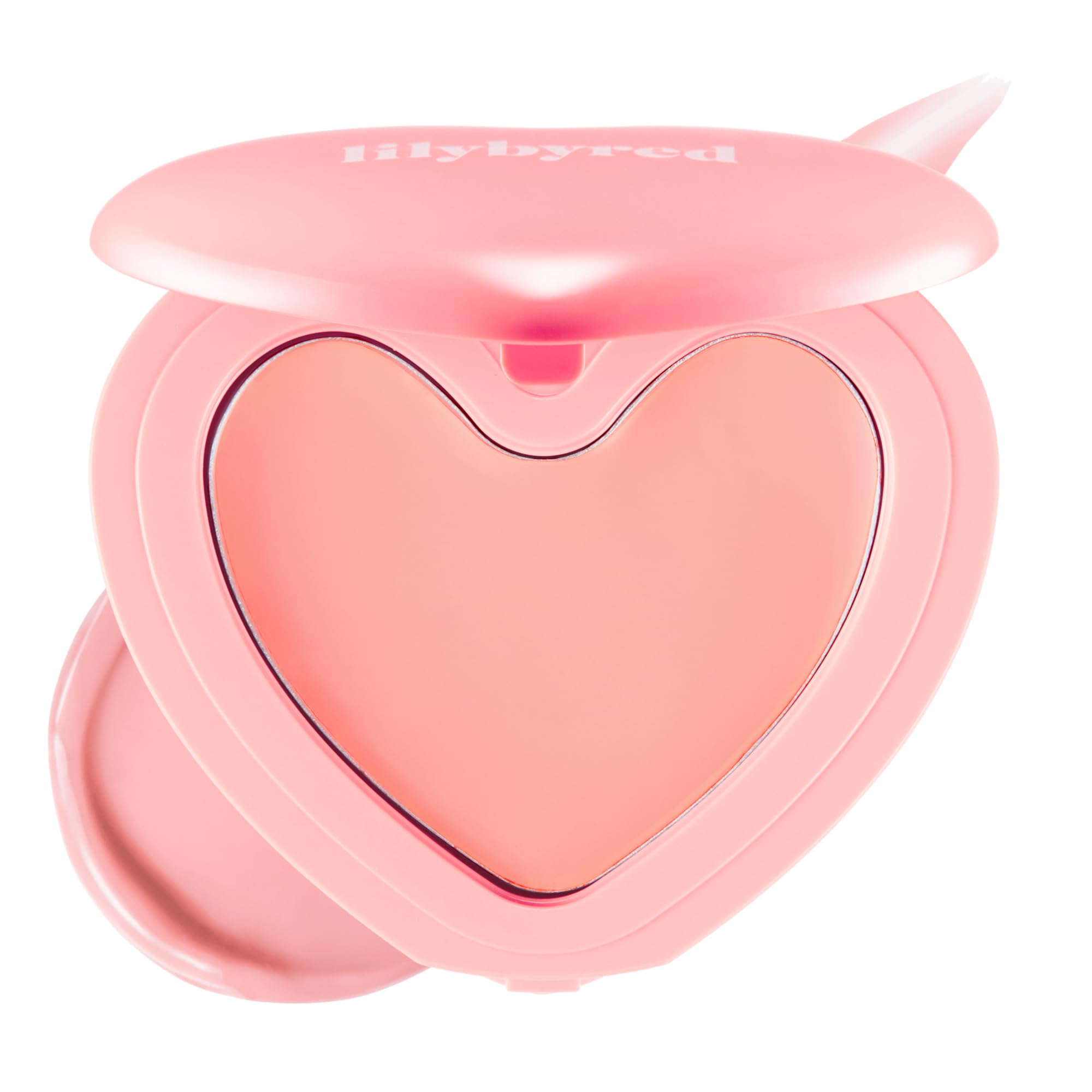 lilybyred Luv Beam heart-shaped blush creates a playful, natural flush