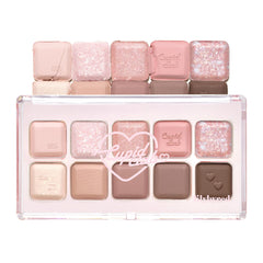lilybyred Mood Keyboard palette open swatches show ten versatile shades for day-to-night looks
