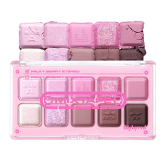 lilybyred Mood Keyboard palette swatches show versatile 10-shade range for day-to-night looks.
