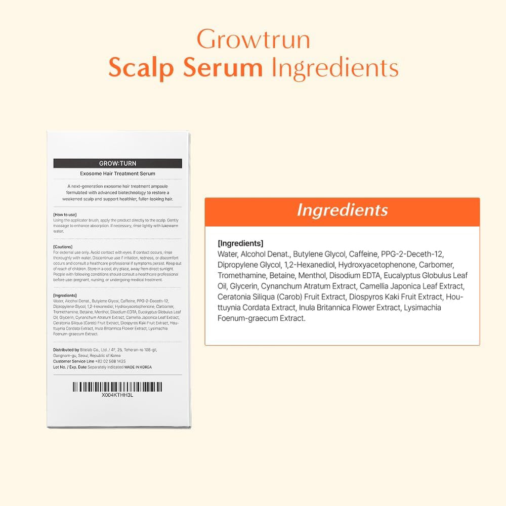 lilyeve GROWTURN packaging shot underlines fragrance-free, gentle formula