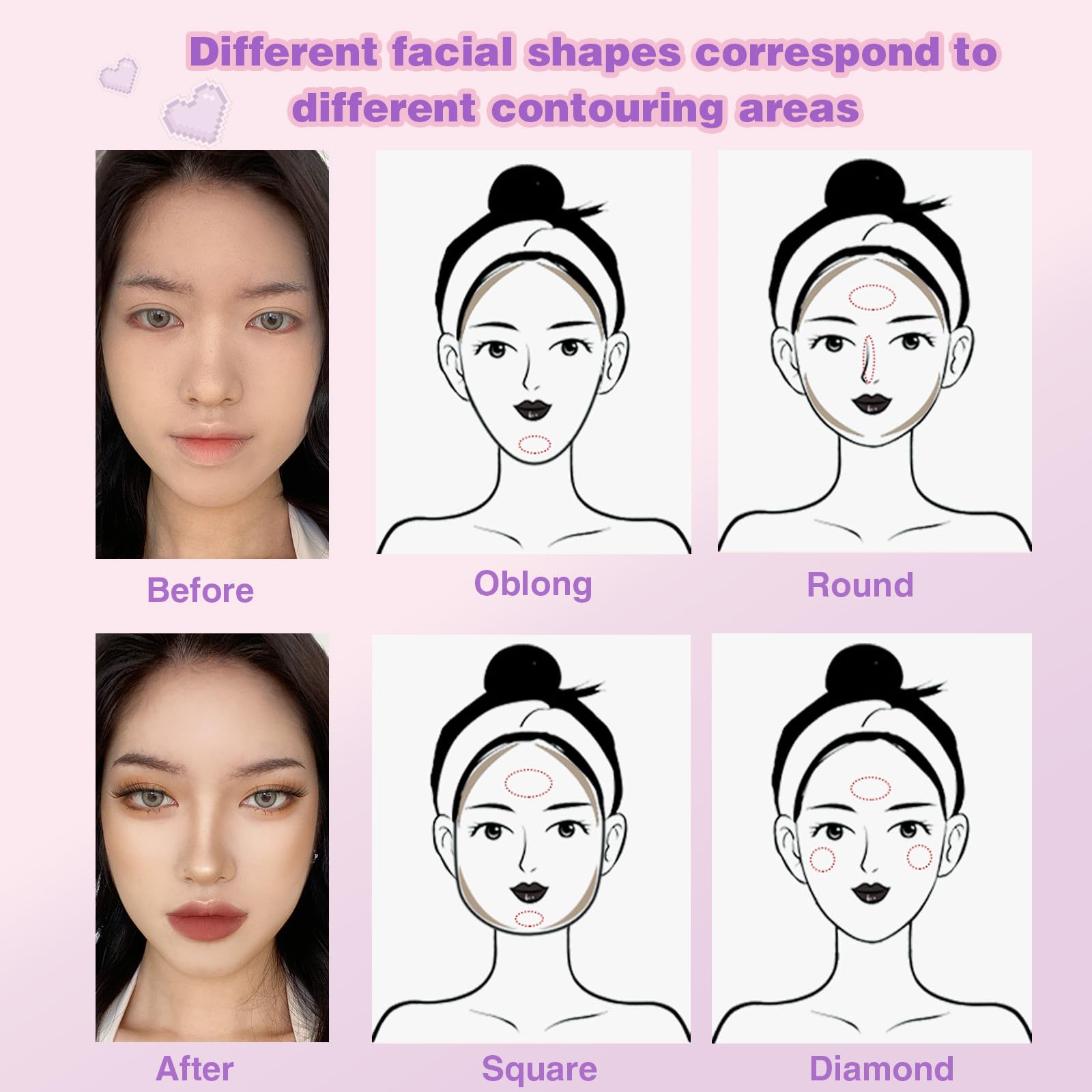 Lilyloria palette application showcasing easy blending and sculpting.