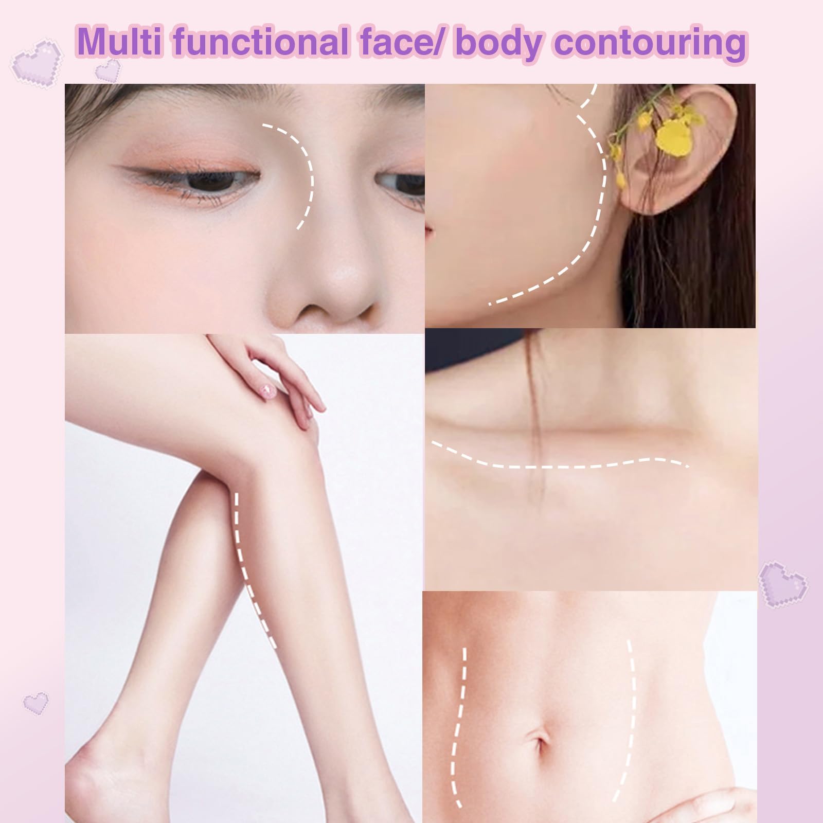 Lilyloria soft nose-shadow brush included for refined contouring.