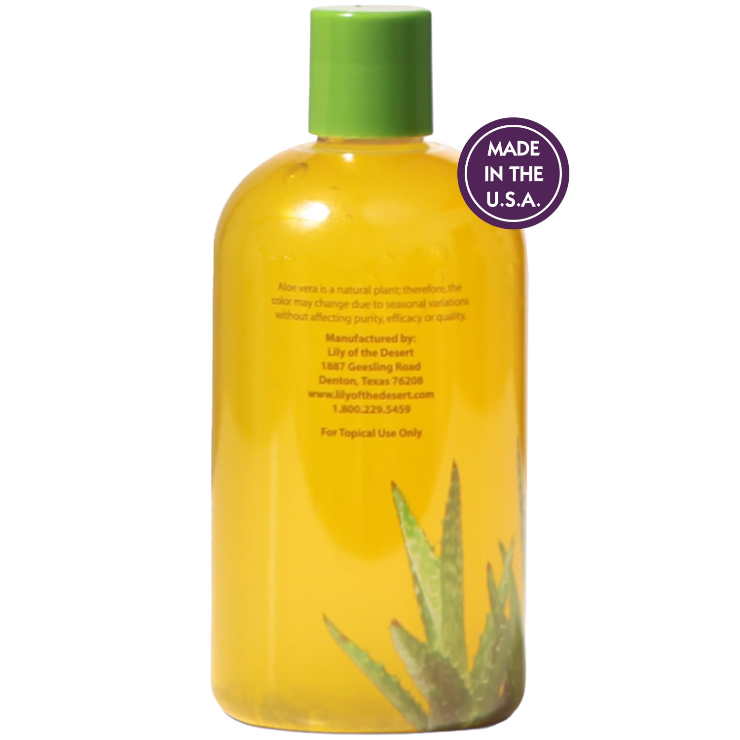 Lily Of The Desert Gelly Moisturizer aloe gel texture closeup for calm skin
