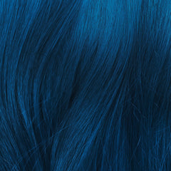 Lime Crime Unicorn Hair Dye Blue Smoke on darker hair adds subtle tint and shine