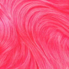 Lime Crime Unicorn Hair Dye Bubblegum Rose color swatch demonstrates rich pigment.