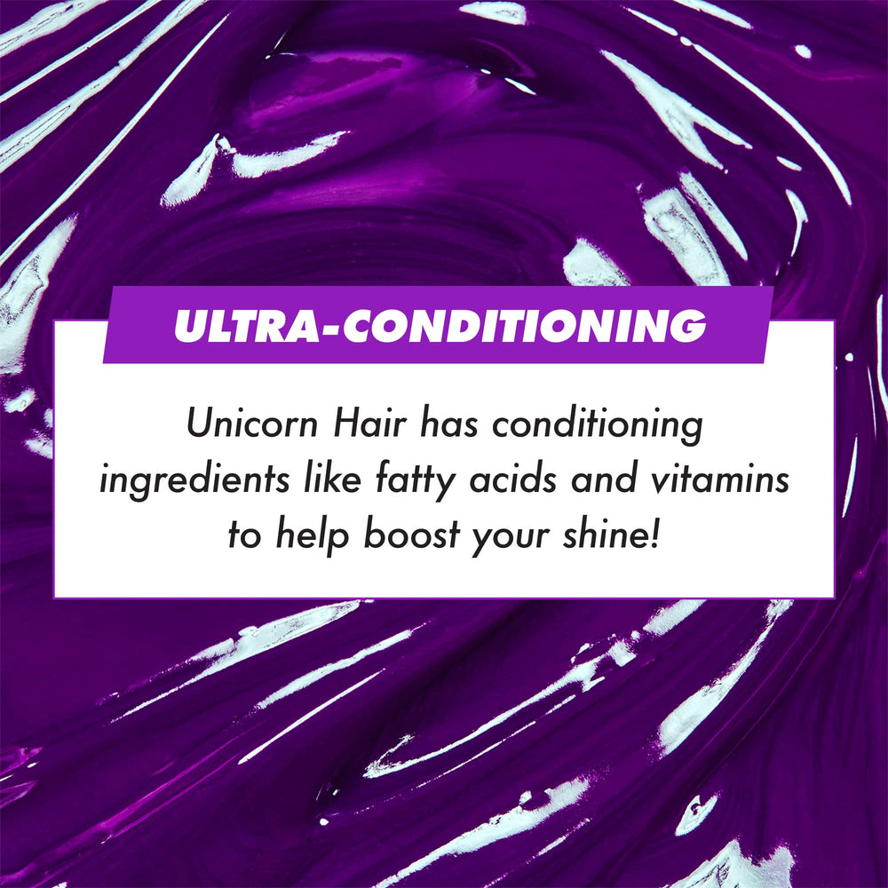 Lime Crime Unicorn Hair Dye Genie applicator demonstrates easy, precise color placement