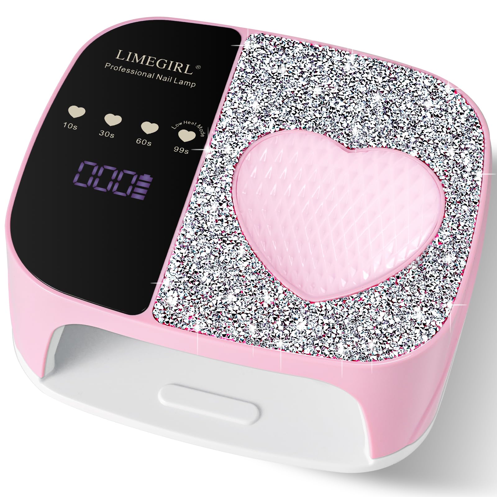 LimeGirl nail lamp for at-home gel manicure and pedicure
