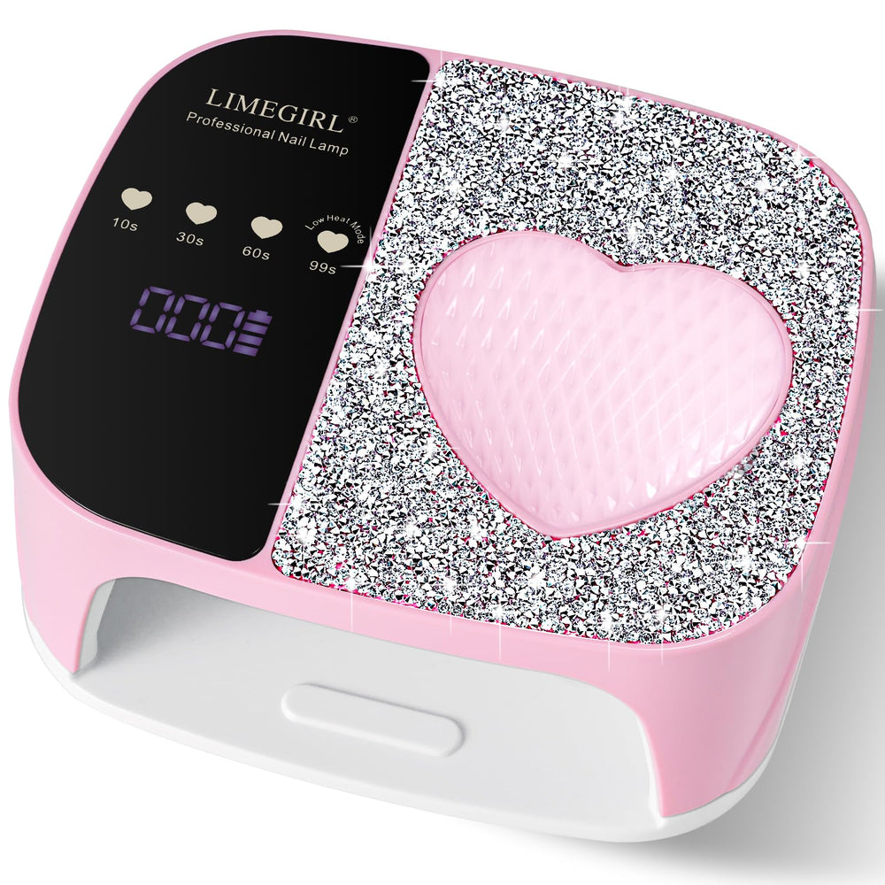 LimeGirl nail lamp for at-home gel manicure and pedicure