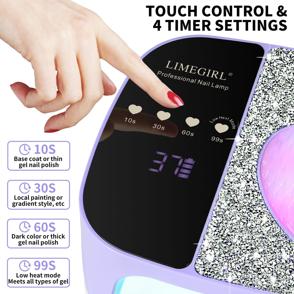 LimeGirl infrared sensor activates automatically for touch-free operation