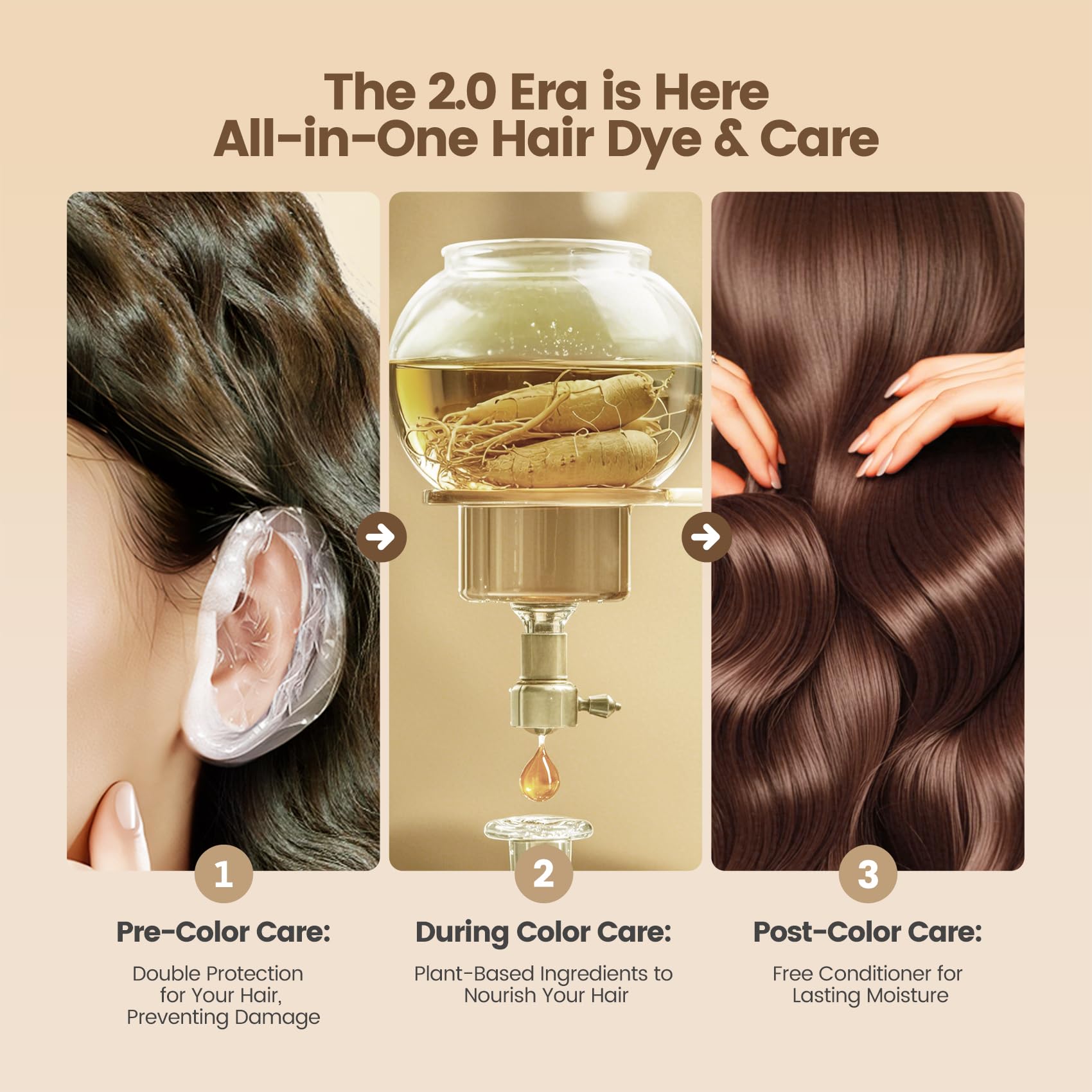 Limer Hair Dye Shampoo foamy lather mid-application for quick color uptake