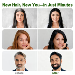 Limer Hair Dye Shampoo Natural Black waits 20-40 minutes for noticeable results.