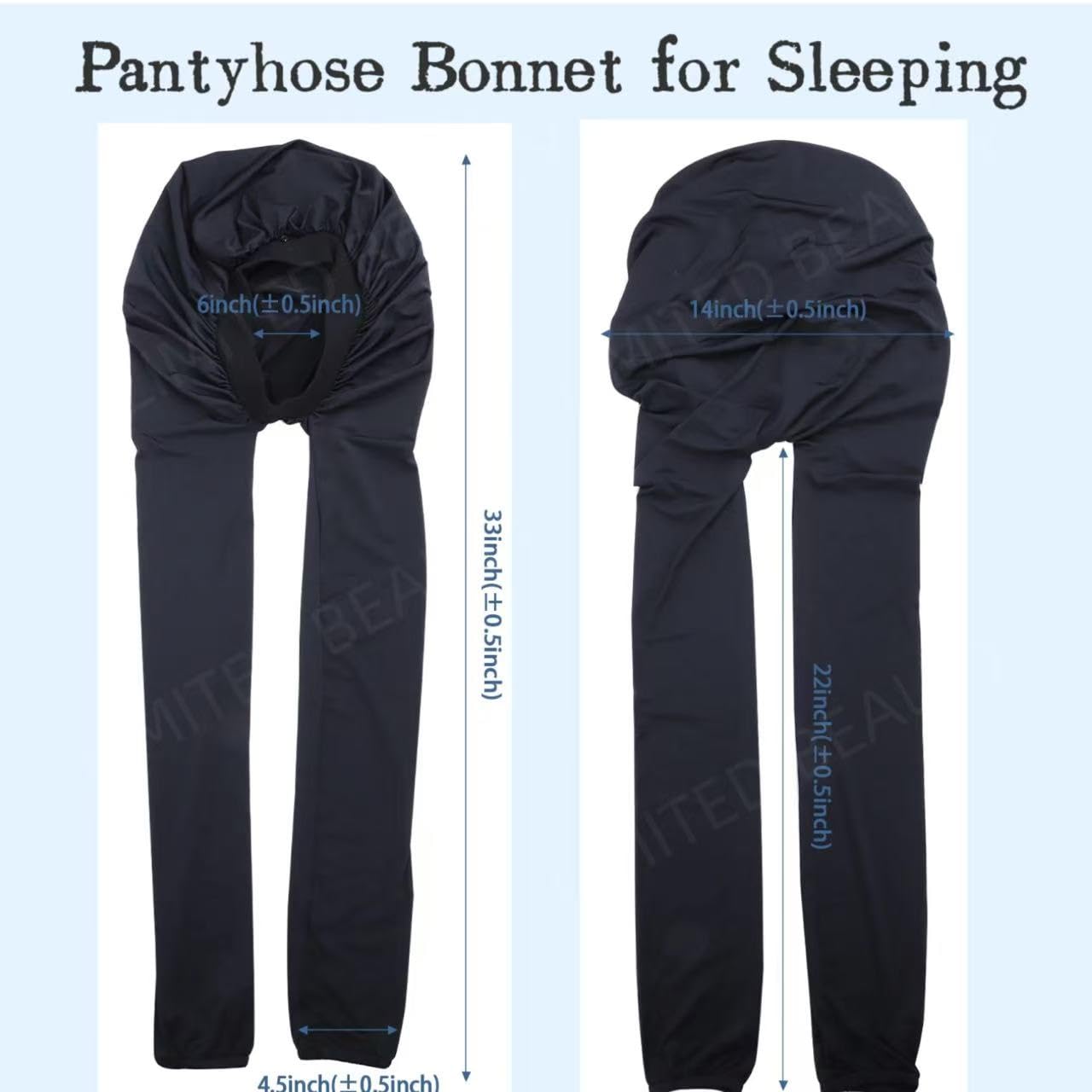 Limited Beauty bonnet breathable fabric—lightweight and comfortable while sleeping.