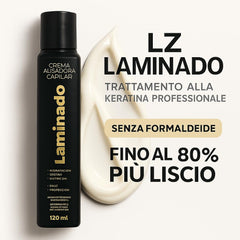 Lina Zapata LZ Laminado brush-distribution image shows precise product coverage.
