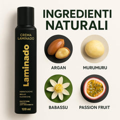 Lina Zapata LZ Laminado cream dispense highlights easy, mess-free application.